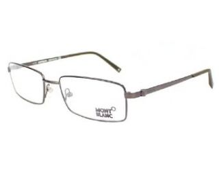 Montblanc Eyeglasses MB339 009 Size55 Matte Anthracite/Olive 339 Clothing