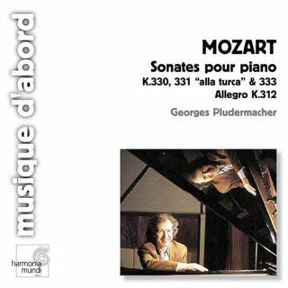 Piano Sonatas K 330 331 & 333 Music