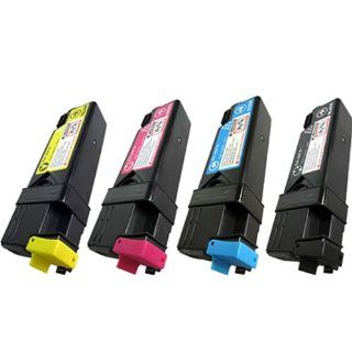 Do it Wiser ® Compatible Toner Cartridges Set Black Cyan Magenta Yellow For Dell 2130 2130CN 2135 2135CN   330 1436 330 1437 330 1433 330 1438   Black and Color High Yield 2,500 Pages (4 Pack)