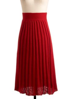 Pleats Be Red y Skirt  Mod Retro Vintage Skirts