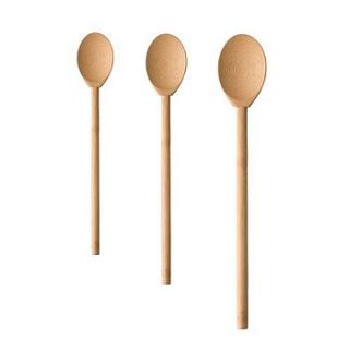 bamboo mixing spoon by green tulip ethical living