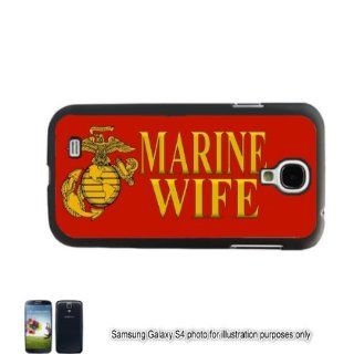 US Marines Wife Marine Corp Samsung Galaxy S IV S4 GT I9500 Case Cover Skin Black Cell Phones & Accessories