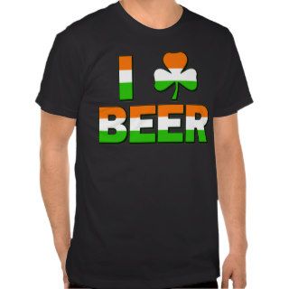 I Shamrock Beer T Shirt
