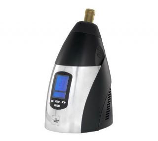 Sharper Image Adjustable Temperature Control Wine Chiller —