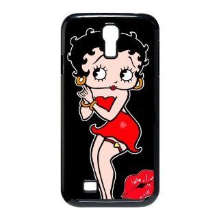 Custom Betty Boop Cover Case for Samsung Galaxy S4 I9500 S4 333 Cell Phones & Accessories