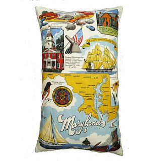 vintage maryland cushion/pillow by clare carter designs