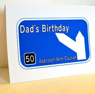 personalised birthday road sign card by sew very english