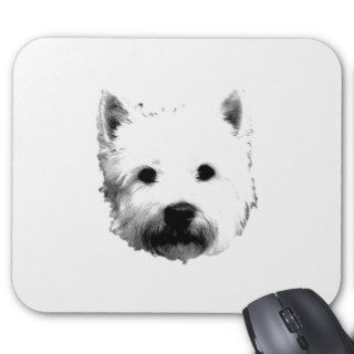West Highland White Terrier Westie Dog Image Mousepad