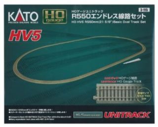 Kato USA Model Train Products HV5 UNITRACK R550mm Basic Oval Track Set, 21 5/8" Toys & Games