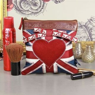 jan constantine union jack make up bag by lisa angel homeware and gifts