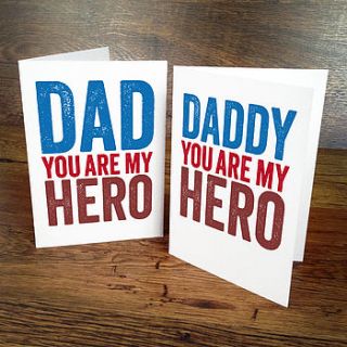 hero dad card by a is for alphabet