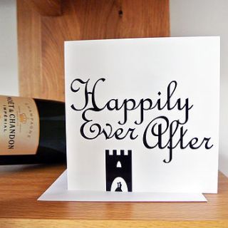 'happily ever after' card by heather alstead design