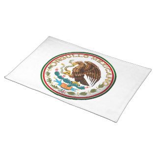 Orgullo Mexicano (Eagle Mexican Flag) Place Mat