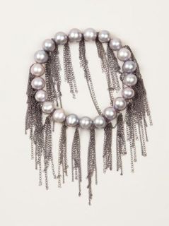 Samira13 Pearl And Chain Bracelet   L’eclaireur