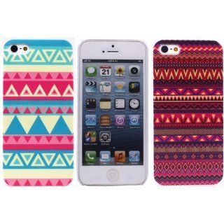 Highsound Aztec Tribal Art Pattern Hard Back Shell Skin Case Cover for Apple Iphone 5 Cell Phones & Accessories