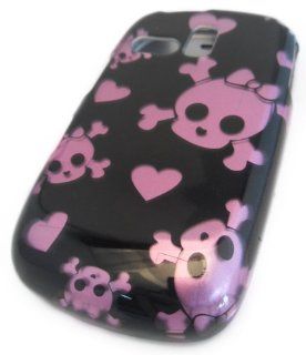 Samsung R355c Pink Baby Skulls Design Hard Case Cover Skin Protector NET 10 Straight Talk Cell Phones & Accessories