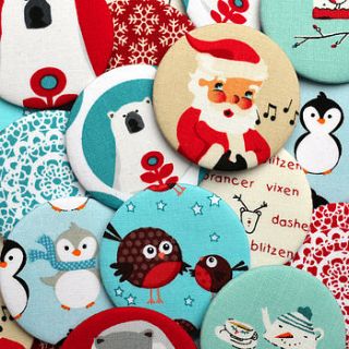 set of stocking filler compact mirrors by jenny arnott cards & gifts