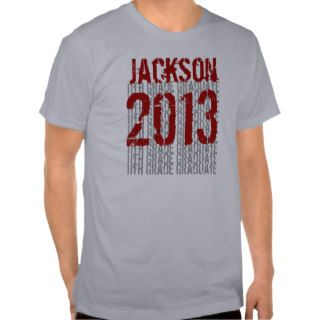 11th Grade Graduate 2013 or Any Year Custom Name Tee Shirt