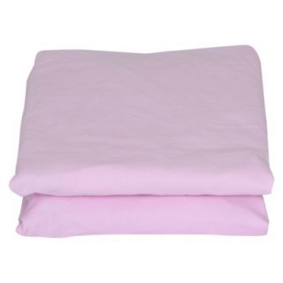 Cradle Sheets 2 pk.   Pink