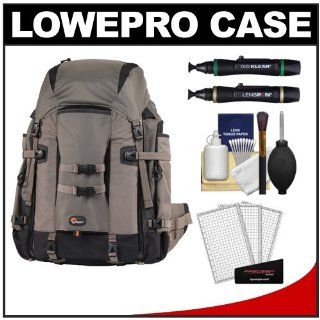 Lowepro Pro Trekker 400 AW Digital SLR Camera Backpack Case (Black/Mica) + Lenspens + LCD Protection + Cleaning Kit for Canon EOS 70D, 6D, 5D Mark III, Rebel T3, T5i, SL1, Nikon D3100, D3200, D5200, D7100, D600, D800, Sony Alpha A65, A77, A99  Digital Cam
