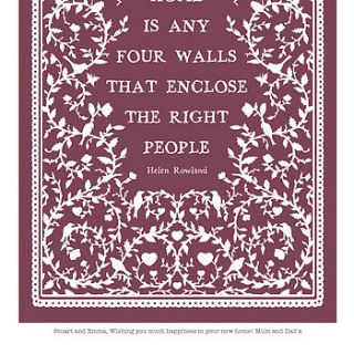 wise words print home by hipster spinster