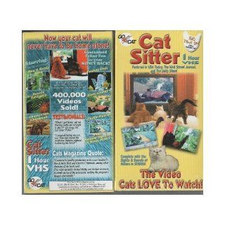 Cat Sitter Video (VHS)   Volume 2   The Video Your Cats Love to Watch 0785771000410 Books