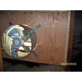 Broan 353 1140 CFM Gable Mount Powered Attic Ventilator   Built In Household Ventilation Fans  