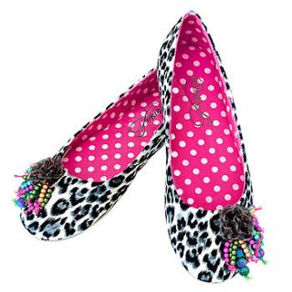 chika beaded ballerina slippers rrp £29.99 by stasia