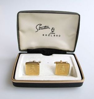 vintage arrow cufflinks by molly & pearl