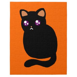 Cute Halloween Black Cat Jigsaw Puzzles