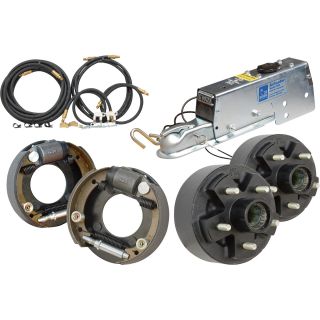 Tie Down Engineering Hydraulic Drum Brake Kit — 7in. Drum, 6,000-Lb. Actuator, 5 Lugs, Model# 86855  Drum Brakes