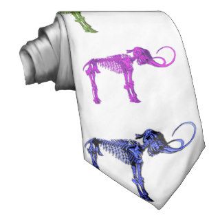 Multi Coloured Mammoth Skeletons Neck Wear