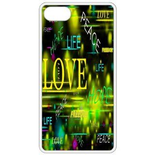 Letter Of Life Image   White Apple Iphone 5 Cell Phone Case   Cover Cell Phones & Accessories