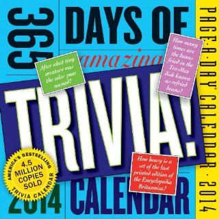 365 Days of Amazing Trivia 2014 Page A Day Box Calendar  Office Desk Pad Calendars 