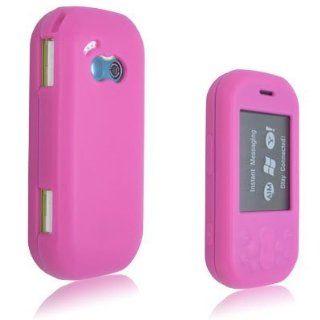 Hot Pink Soft Silicone Gel Skin Cover Case for LG GT365 NEON Cell Phones & Accessories