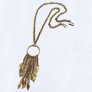gold multi arrow kimeta necklace by hiro + wolf
