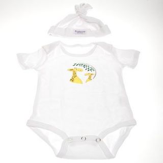 lofty the giraffe baby vest with knotted hat by pre shoes