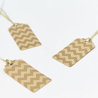 gold chevron brown christmas wrapping paper by sophia victoria joy