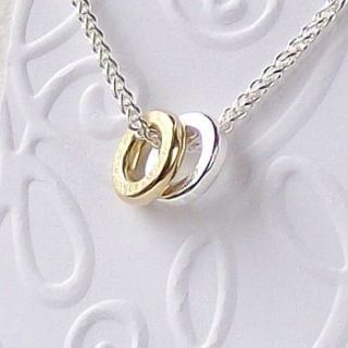 18 carat gold slider necklace by silversynergy