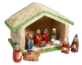 stable nativity by created gifts