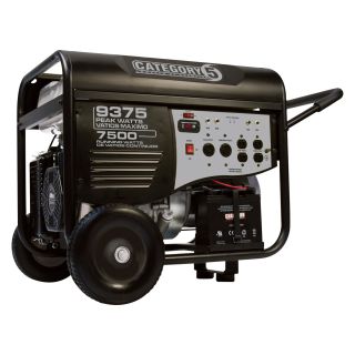 Category 5 Electric Start Generator — 9375 Watts, Wireless Remote Control, EPA and CARB-Compliant, Model# 41535  Portable Generators