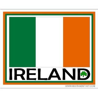 Ireland Flag Bumper Sticker Automotive