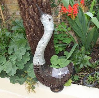 lifesize goose garden sculpture by london garden trading