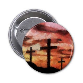 3 crosses painting buttons