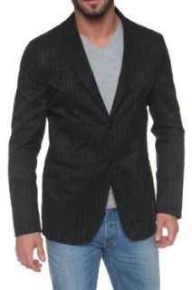 Emporio Armani Jacket Blazer Sack Coat DOMENICO, Color Black, Size 58 at  Mens Clothing store