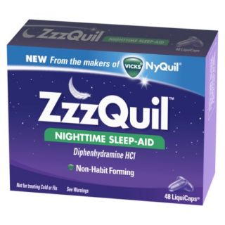 ZzzQuil Nighttime Sleep Aid   48 LiquiCaps