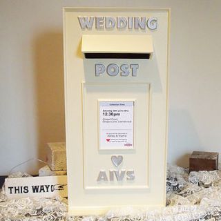 wedding post box by sayitwithsam