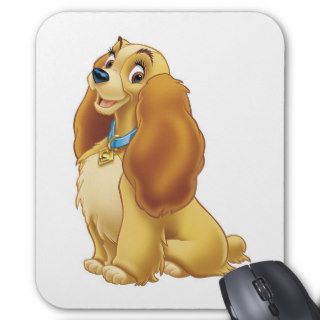 Lady and The Tramp's Lady smiling Disney Mousepad