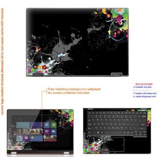 Decalrus   Matte Decal Skin Sticker for LENOVO IdeaPad Yoga 11 11S Ultrabooks with 11.6" screen (IMPORTANT NOTE compare your laptop to "IDENTIFY" image on this listing for correct model) case cover Mat_yoga1111 369 Computers & Accessor