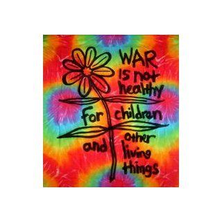 Hippie Tie Dye Tapestry War Is Not Healthy TD80  